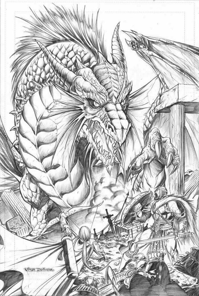 dragon drawings -  20