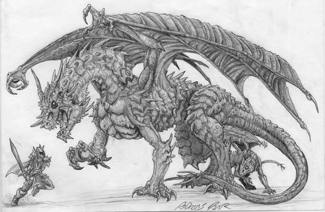 dragon drawings -  22