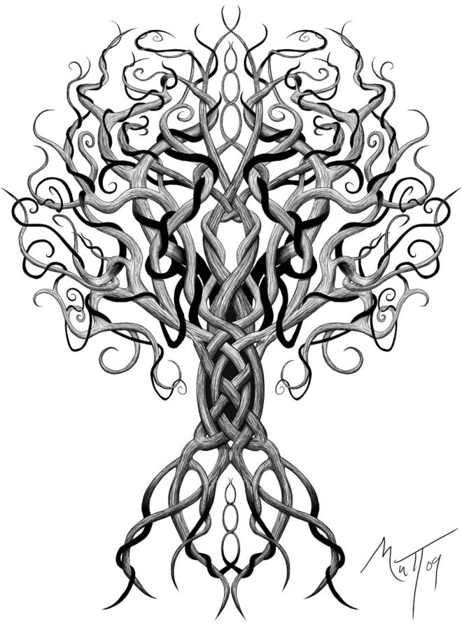tree drawings by mattius