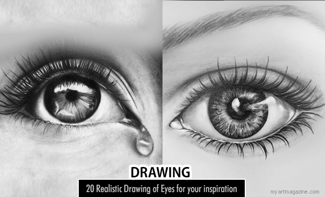 How to draw a realistic eye / step by step/ easy drawing tutorial