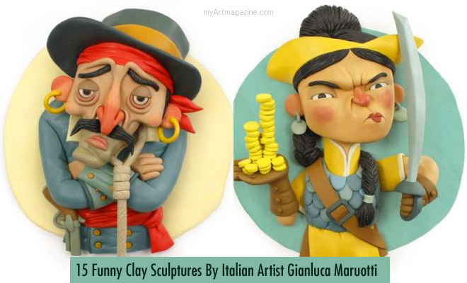 15 Funny and Creative Clay Sculptures by Italian Artist Gianluca Maruotti