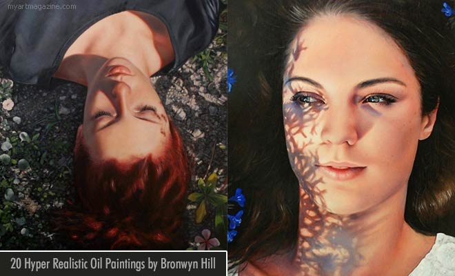 Hyper Realistic Woman Oil Paintings By Australian Artist Bronwyn Hill