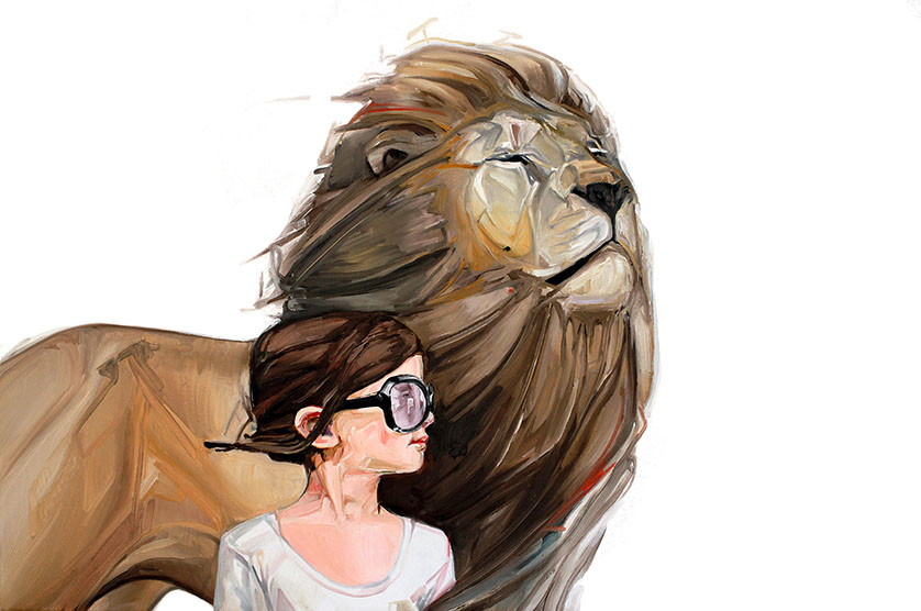 1 lion paintings by mckenzie fisk