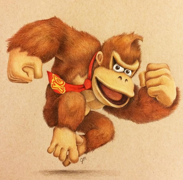 12 monkey animal color pencil drawing by julianna maston