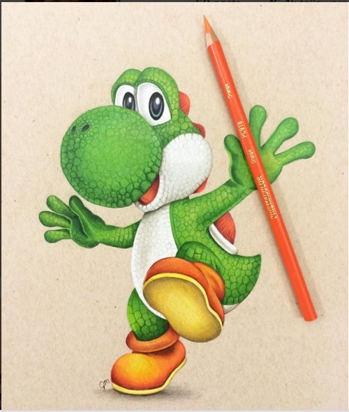 frog animal color pencil drawing by julianna maston