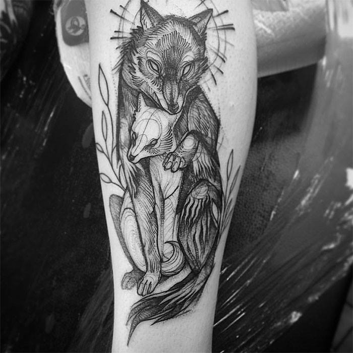 sketch tattoos by nomi chi