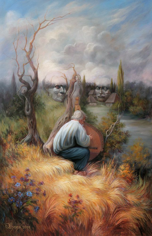illusion oil painting by oleg shuplyak