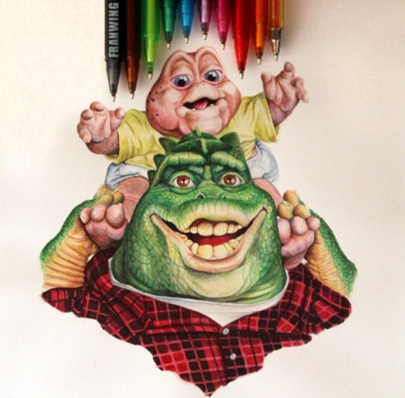 color pencil drawing by franwing martinez