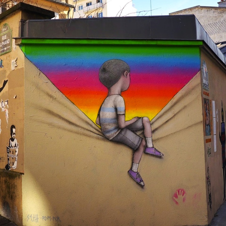street art by seth globepainter