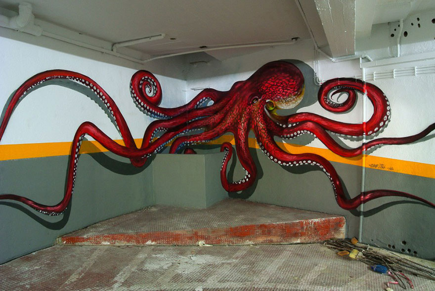 3d street wall art by odeith