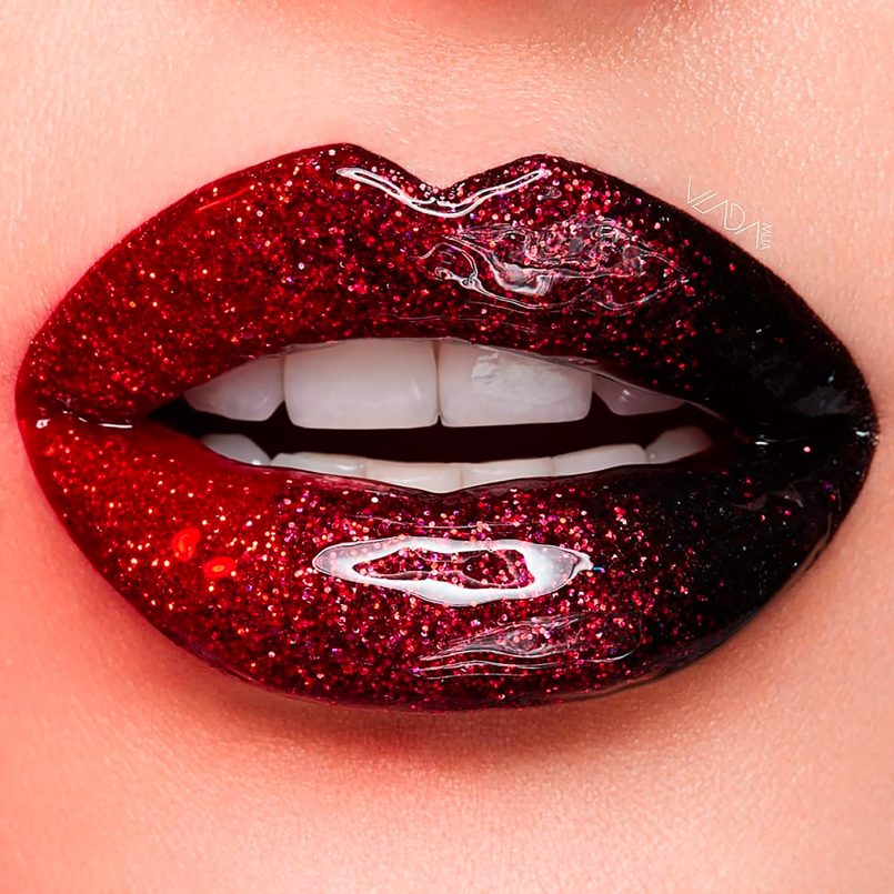 gorgeous lip art by vlada haggerty