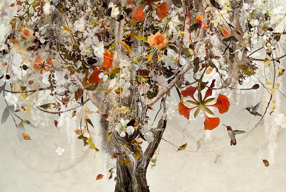 bunch flowers tree paintings ysabel