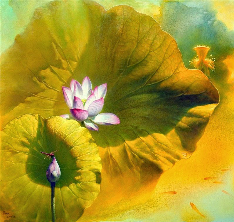 lotus bud painting jiang_0