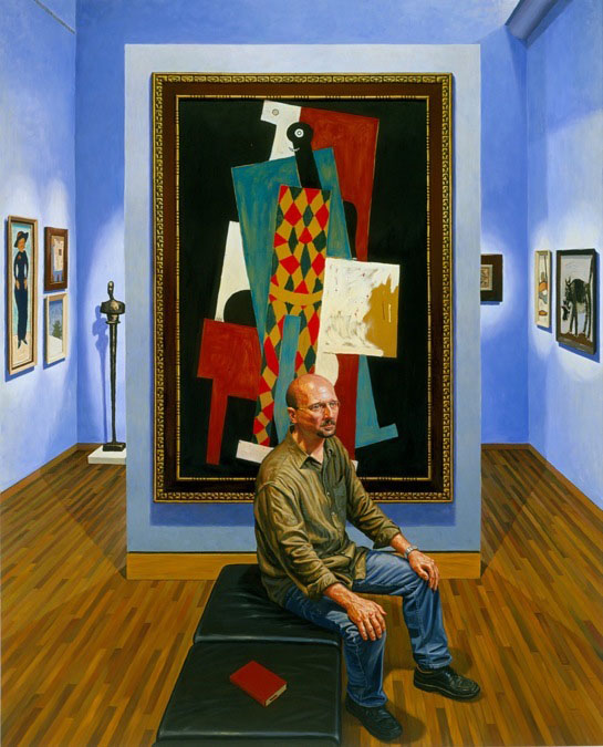 man gallery oil painting lang