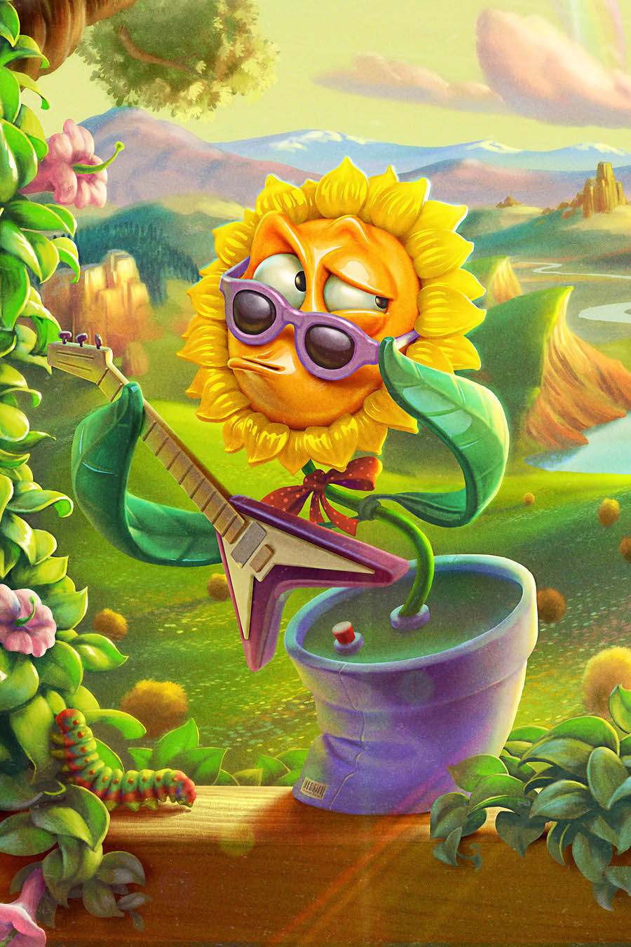 sunflower digital art