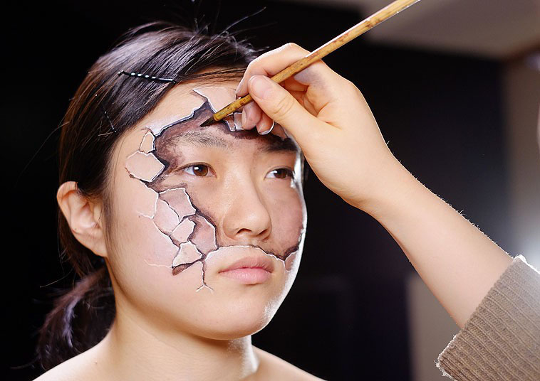 7 realistic illusion painting ideas face hikaru cho
