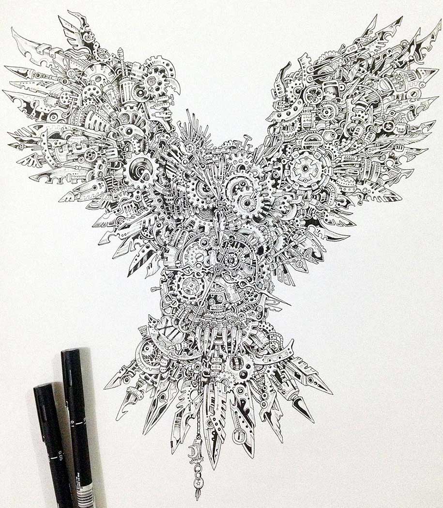 bird mural kerby