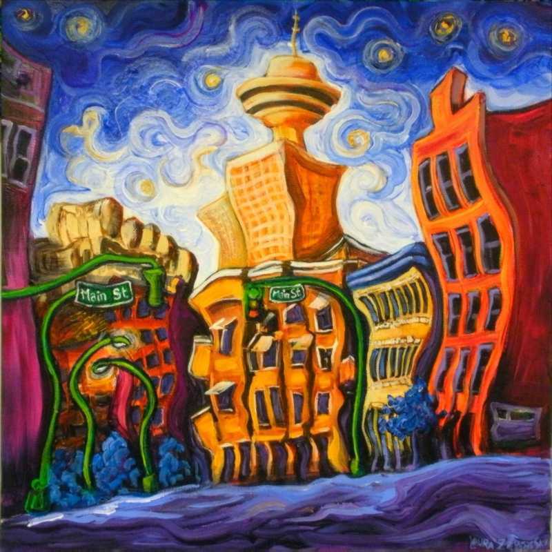 building colorful paintings vancouver