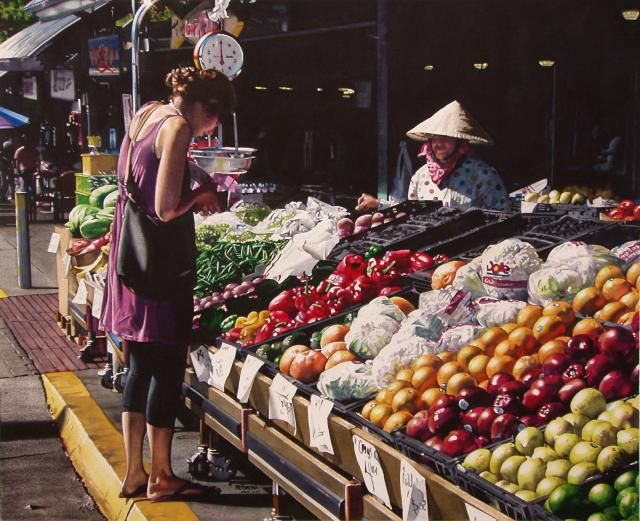 fruit market watercolor paintings marlin