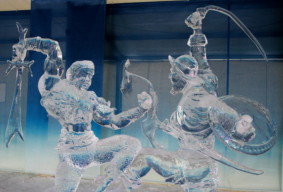 soldiers-ice-sculptures