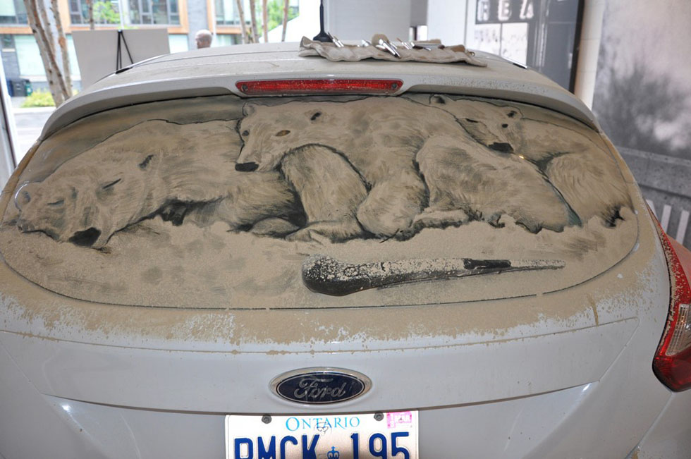 1 amazing artwork dirty cars by scott wade’s