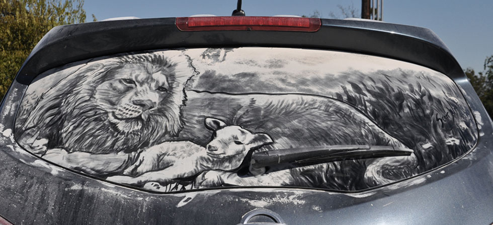 amazing artwork dirty cars by scott wade’s