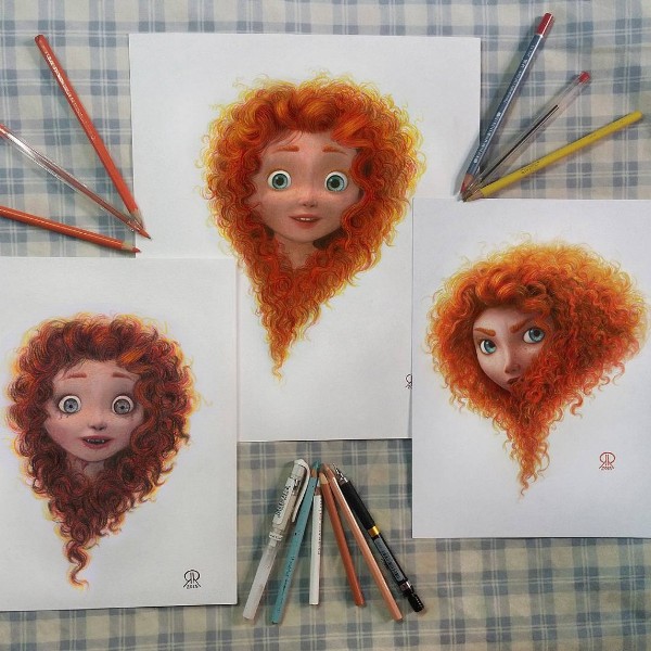color pencil drawing by ronald