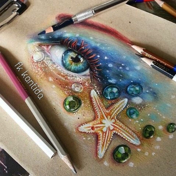 colour pencil drawing by froy kantida