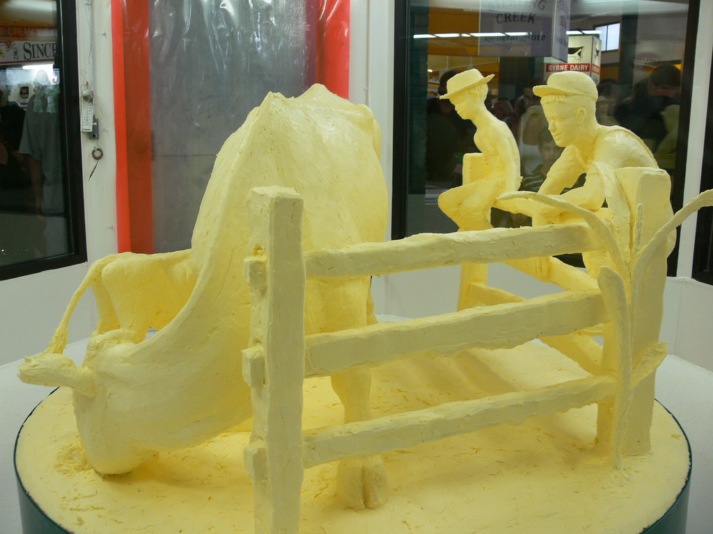 7 butter sculpture farm andrea wiggins