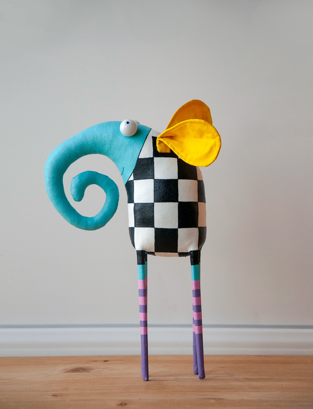 toy sculpture model elephant by lidiya marinchuk