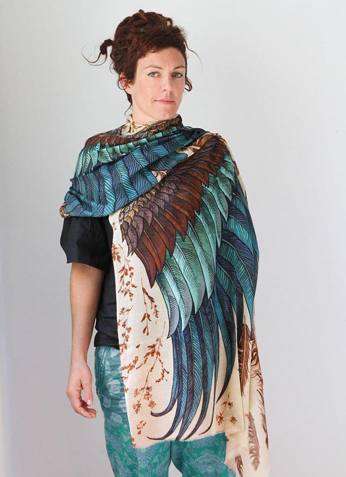 green wings scarf art 4