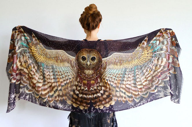 owl-scarf-art