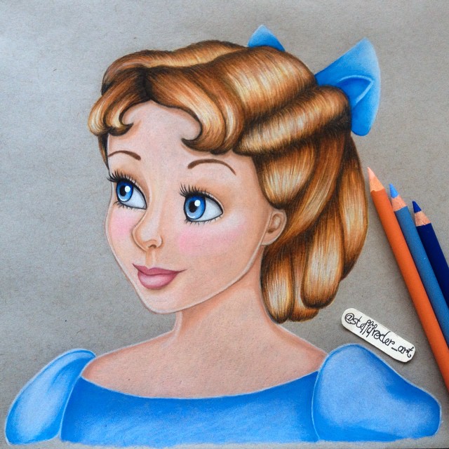 1 child color pencil drawings by stephanie frederick