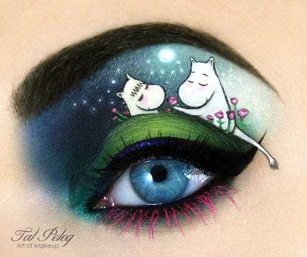 moomins eye makeup art by scarlet moon