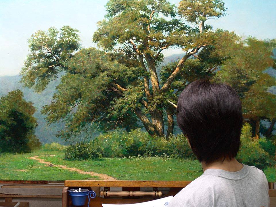 15 nature realistic scenery painting by jung hwan
