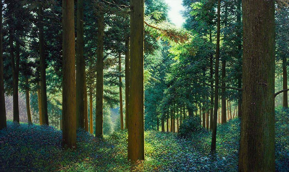 16 nature realistic scenery painting by jung hwan