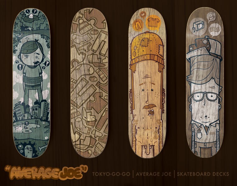 joe skateboards doodle art by tokyo go go
