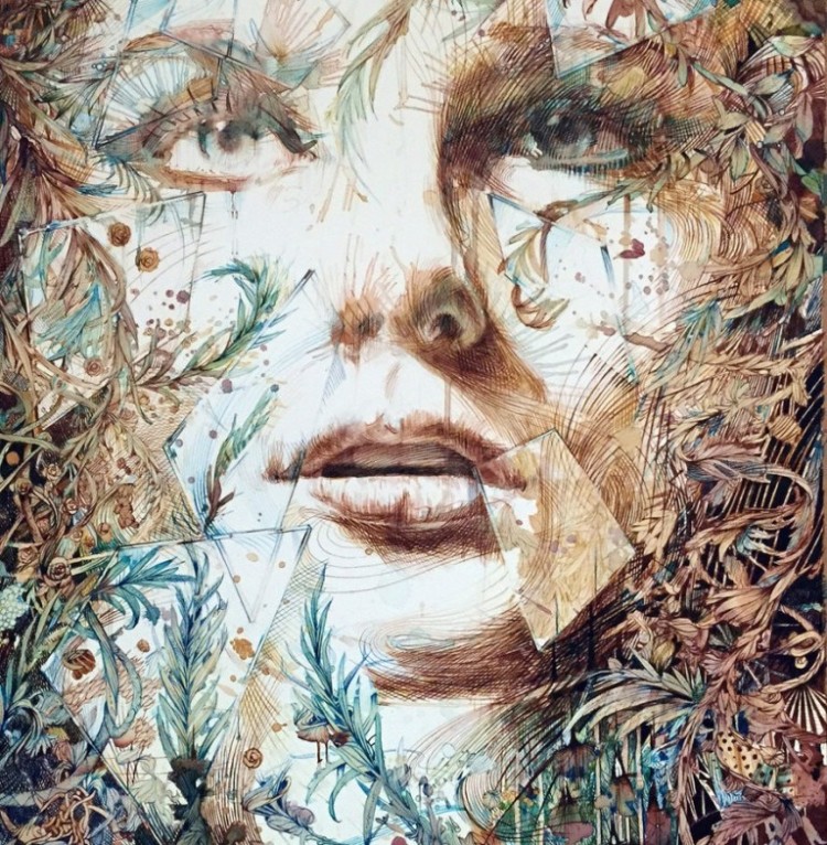 17 woman creative drawings by carne griffiths