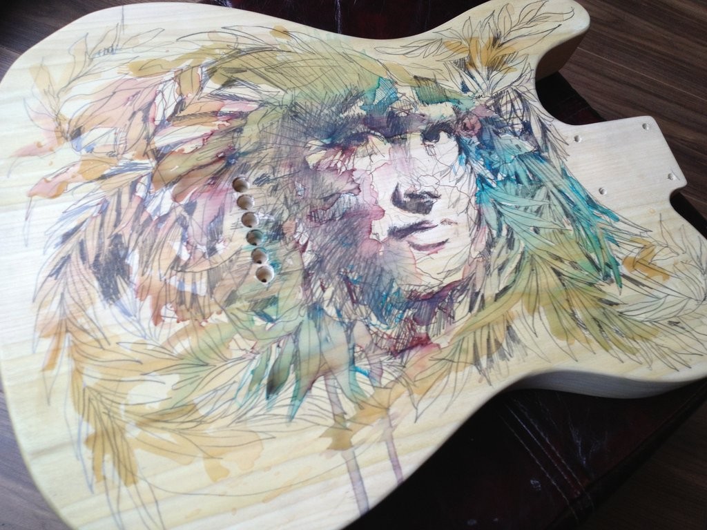 4 man creative drawings by carne griffiths