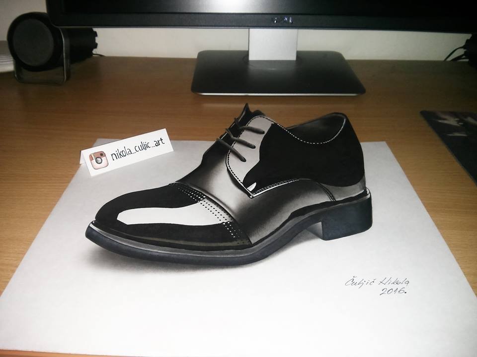 shoe 3d drawings by nikola culjic
