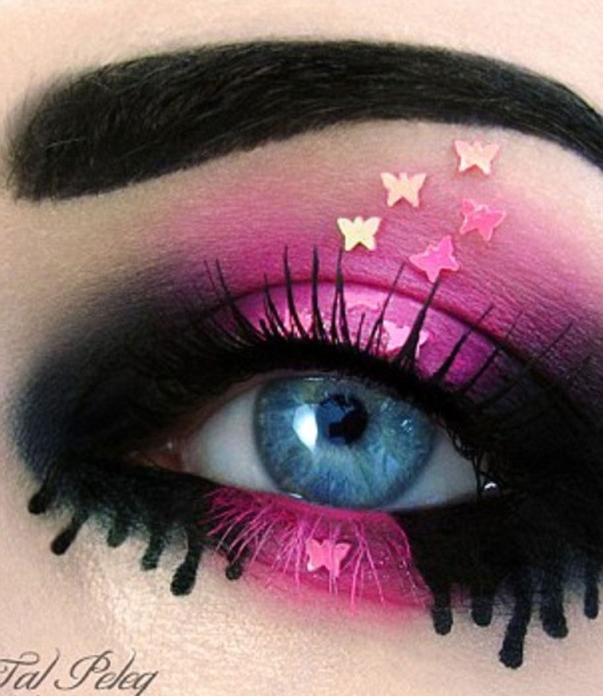 star eye makeup art by scarlet moon