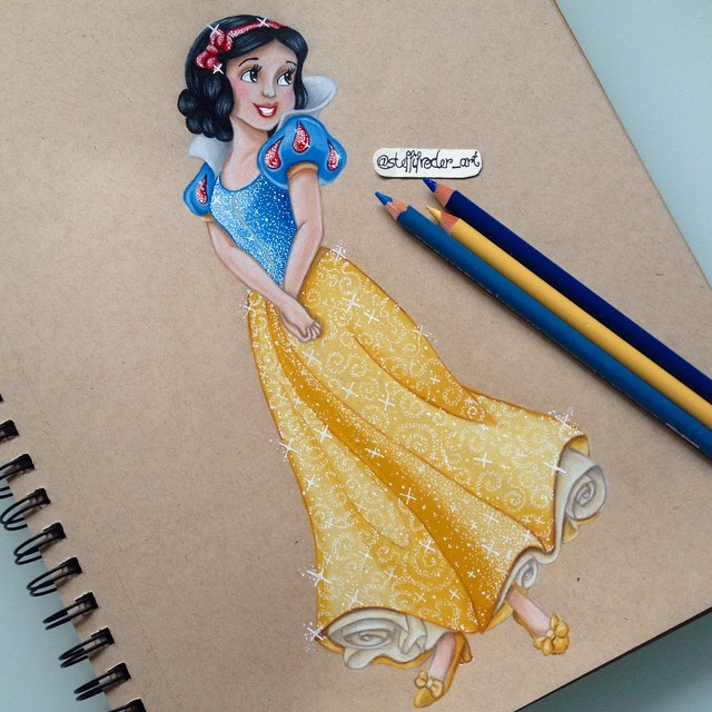 6 child color pencil drawings by stephanie frederick