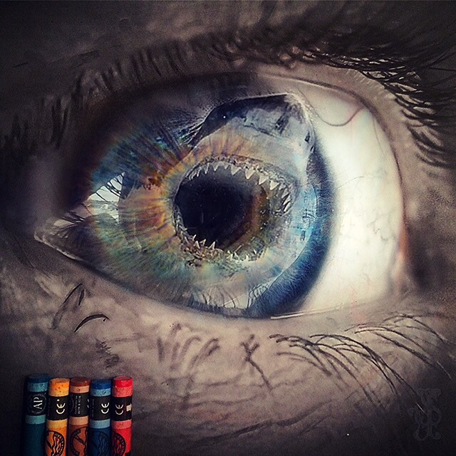 eyes pencil drawing by stacy jean