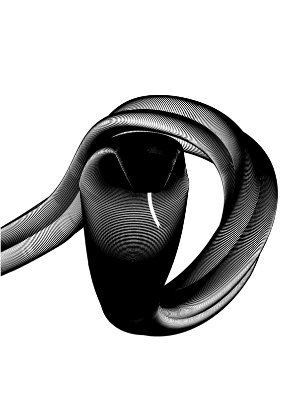 snake animal drawing illustration by andrea minini