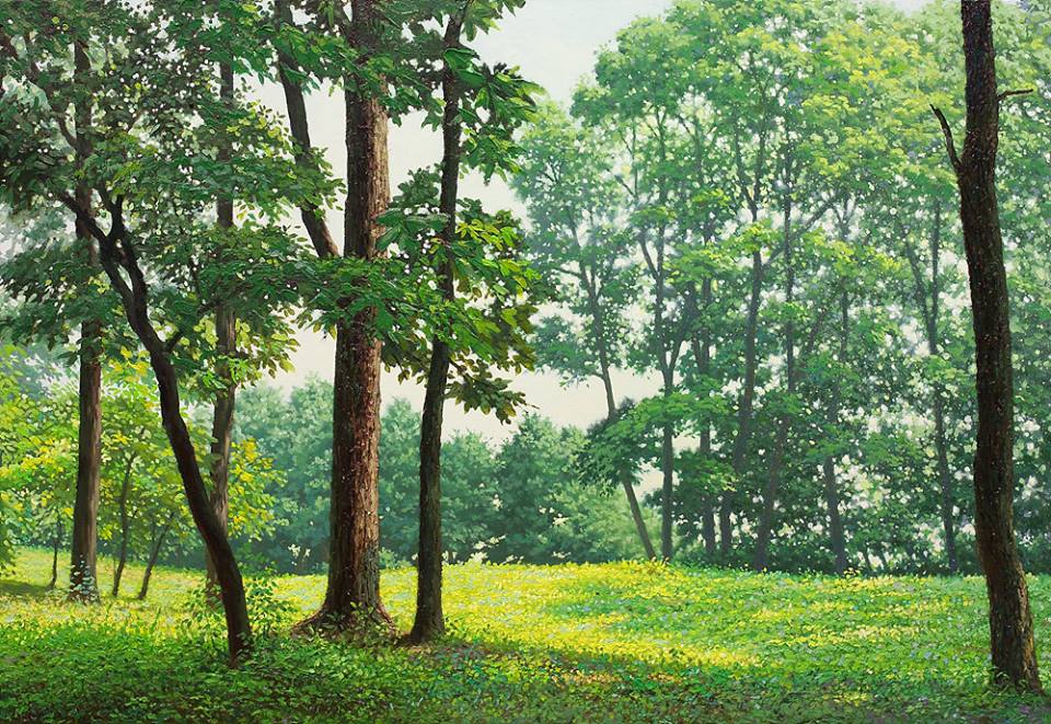9 nature realistic scenery painting by jung hwan