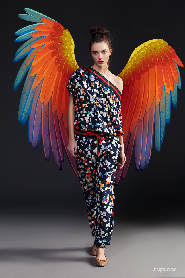 fashion photography digital illustration angel stanimira stefanova