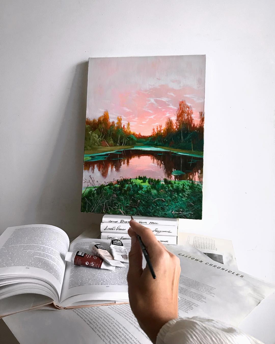 11 painting lake alena suleimanova
