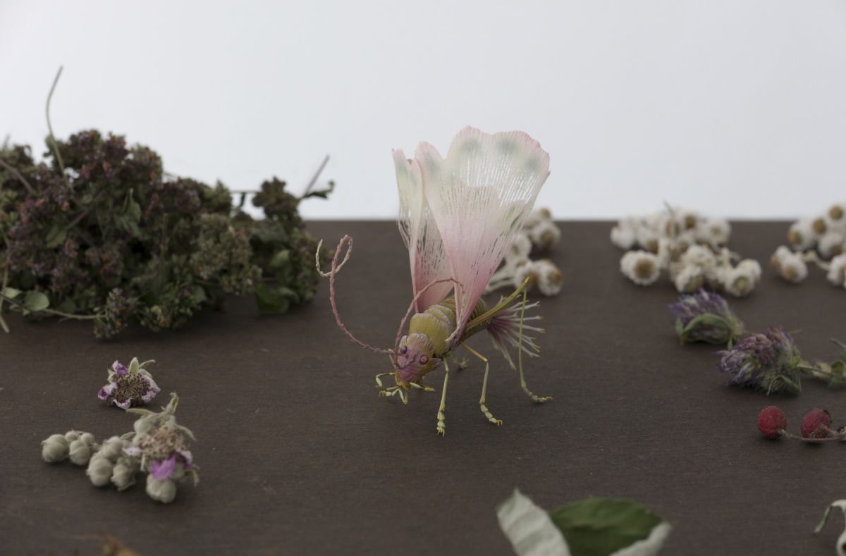 miniature sculpture insect hiroshi shinno