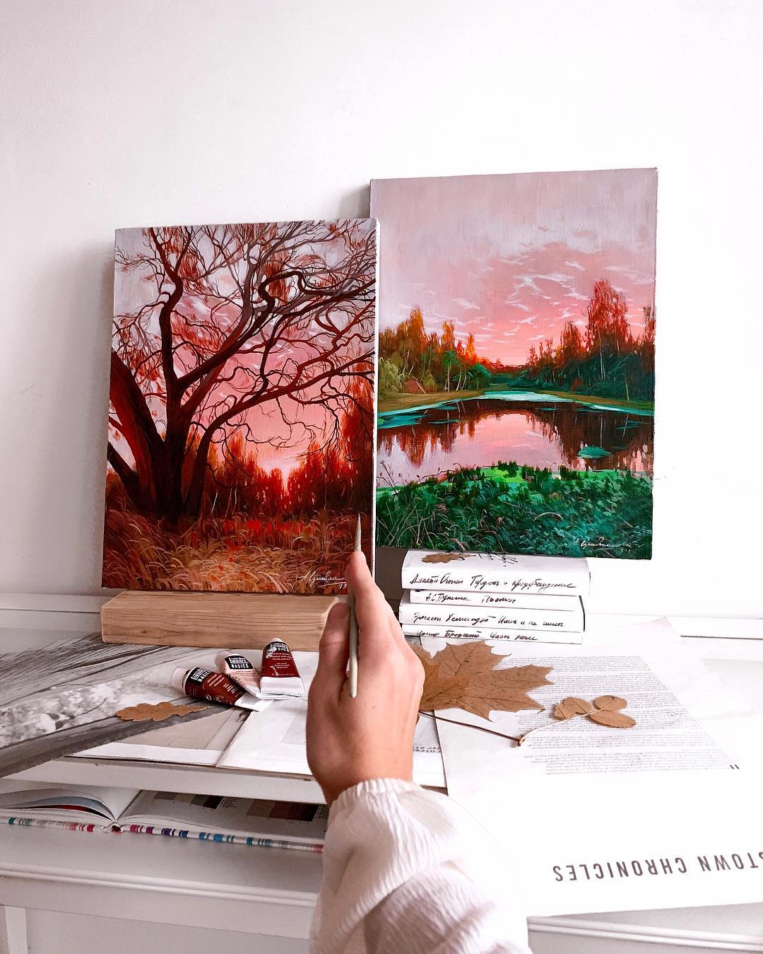 19 painting wild forest alena suleimanova