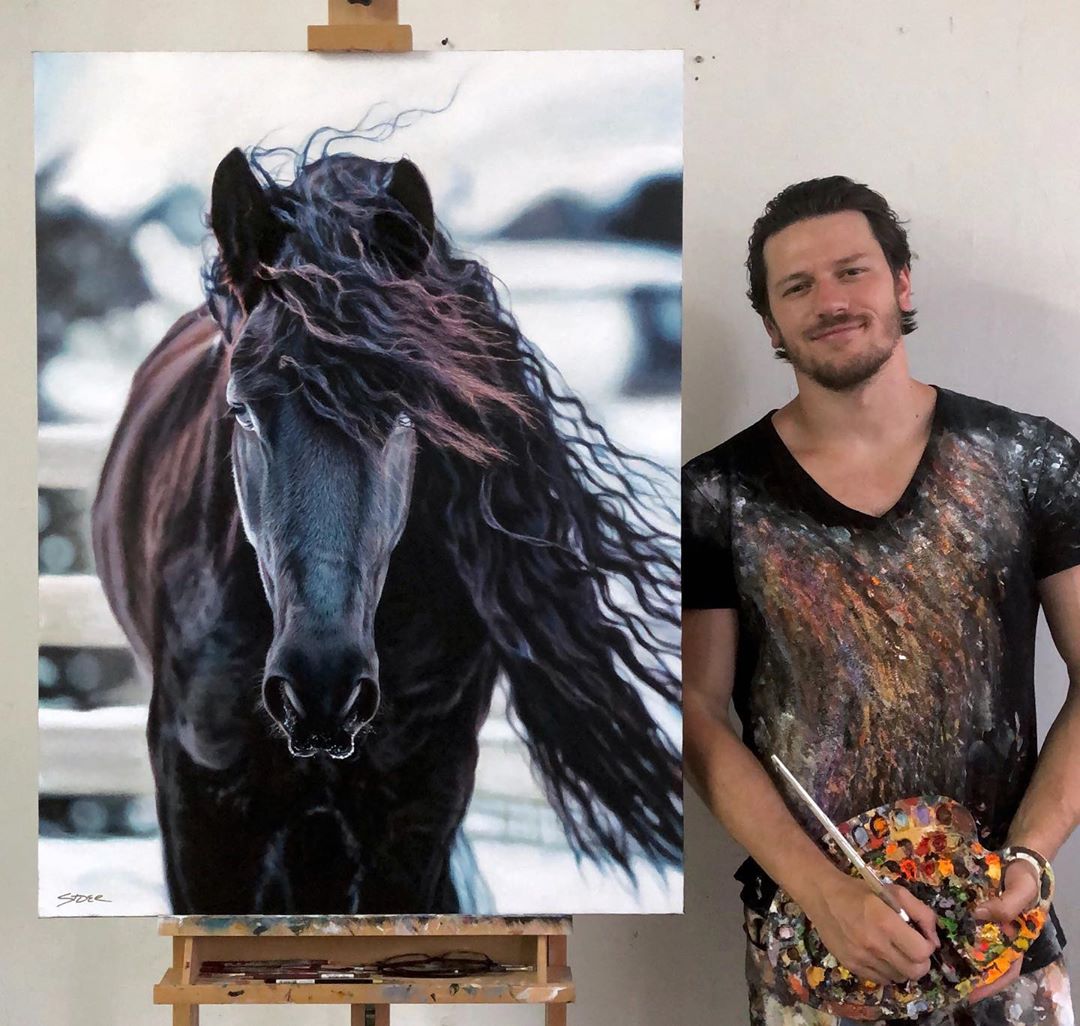 painting horse nick sider